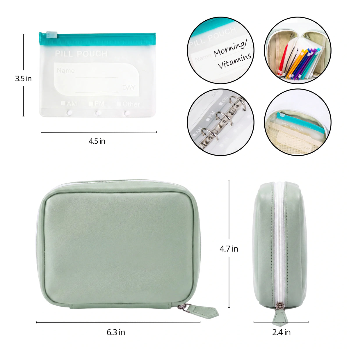 Tidy - The Pill Organizer Bag