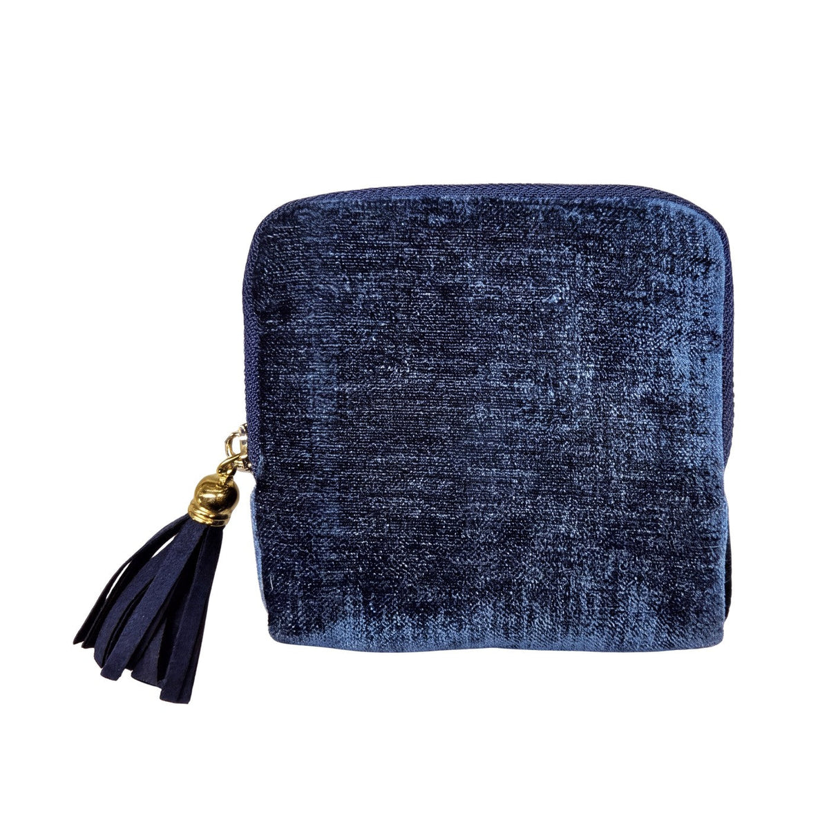 Perly tangle-free jewelry case in navy